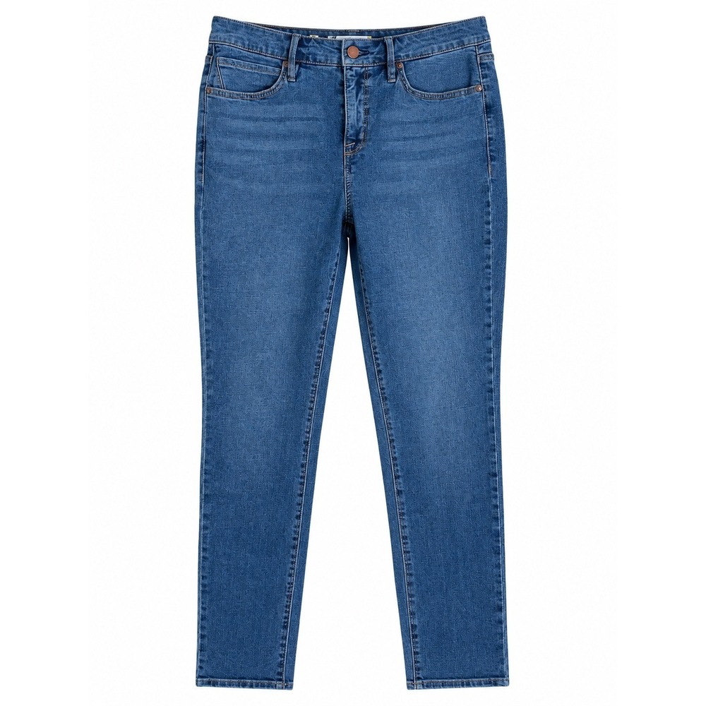 Seven7 High Rise Skinny Jeans Size 8 NWT Medium Wash Stretch Denim MSRP $70